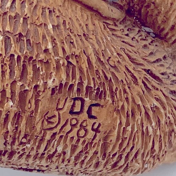 Vintage Retired Stone Critter Collection~”MrTeddy Bear”. 4” Tall And 3 1/2” Wide - Picture 6 of 7